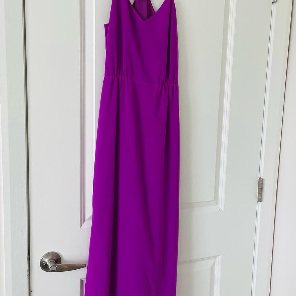 Elegant Purple Maxi Dress